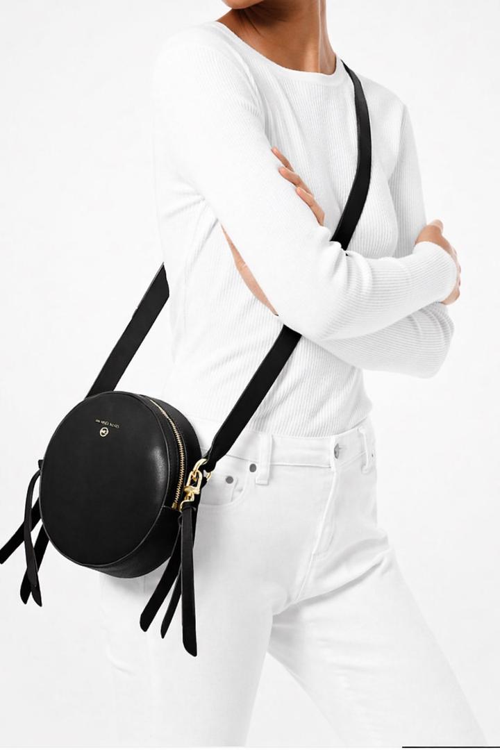 Сумка Michael Kors Delancey Medium Leather Canteen Crossbody Bag