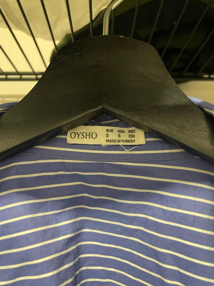 Синяя рубашка Oysho