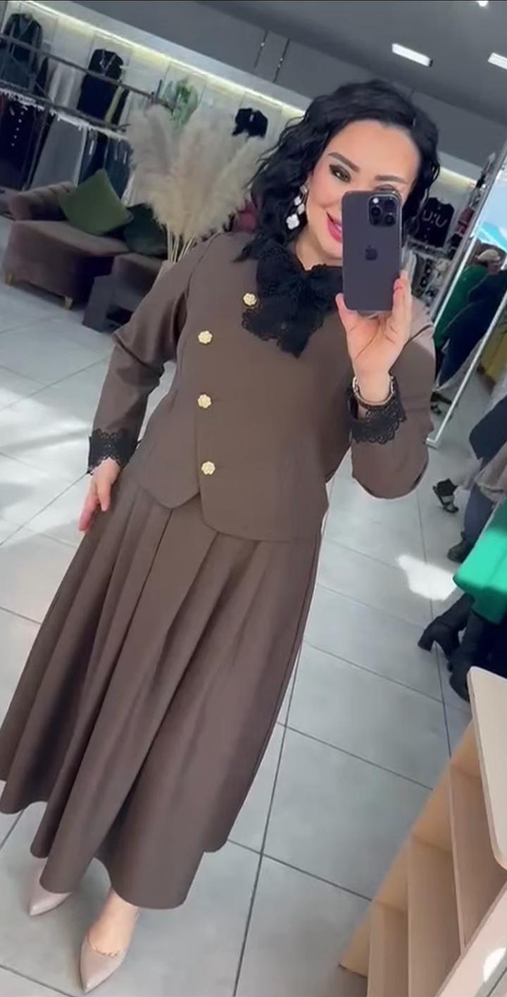 Новое платье двойка с юбкой