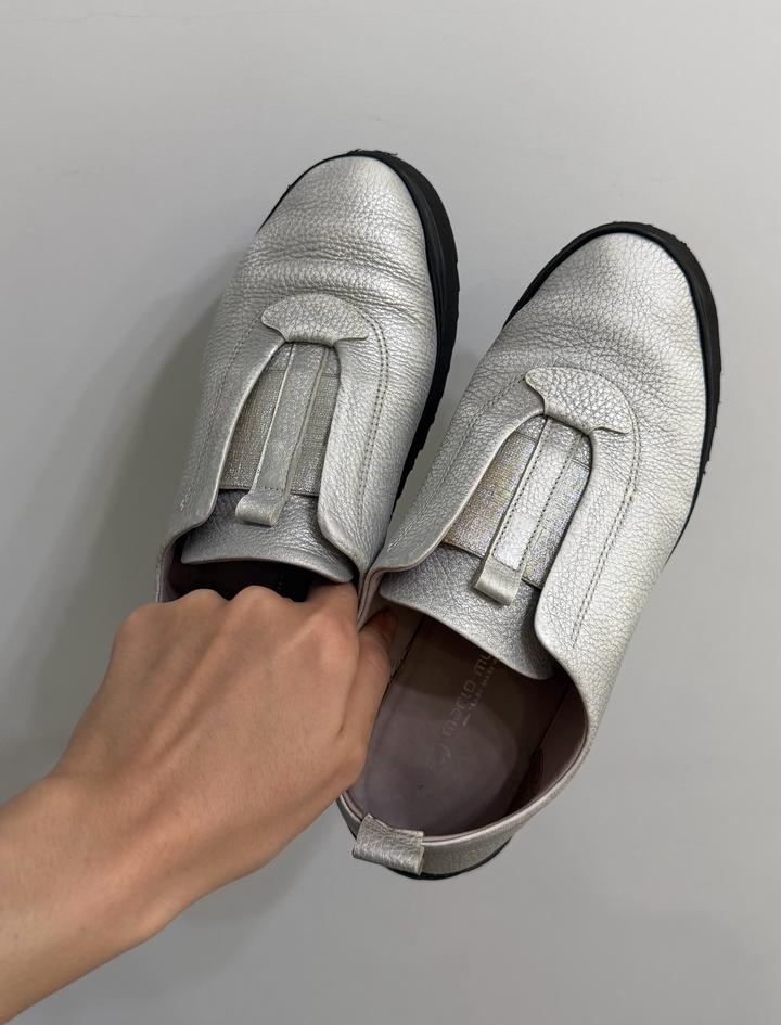 Мокасины кожаные