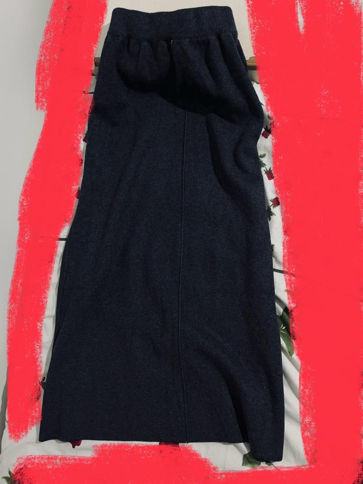 Юбка из теплой ткани