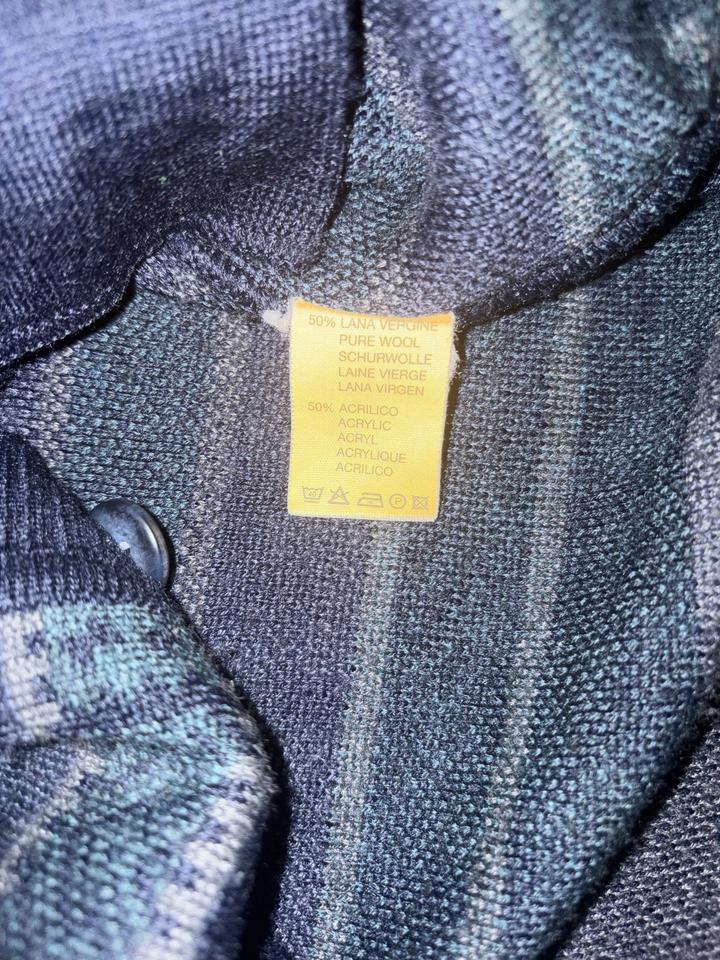 Винтажный шерстяной кардиган Simons