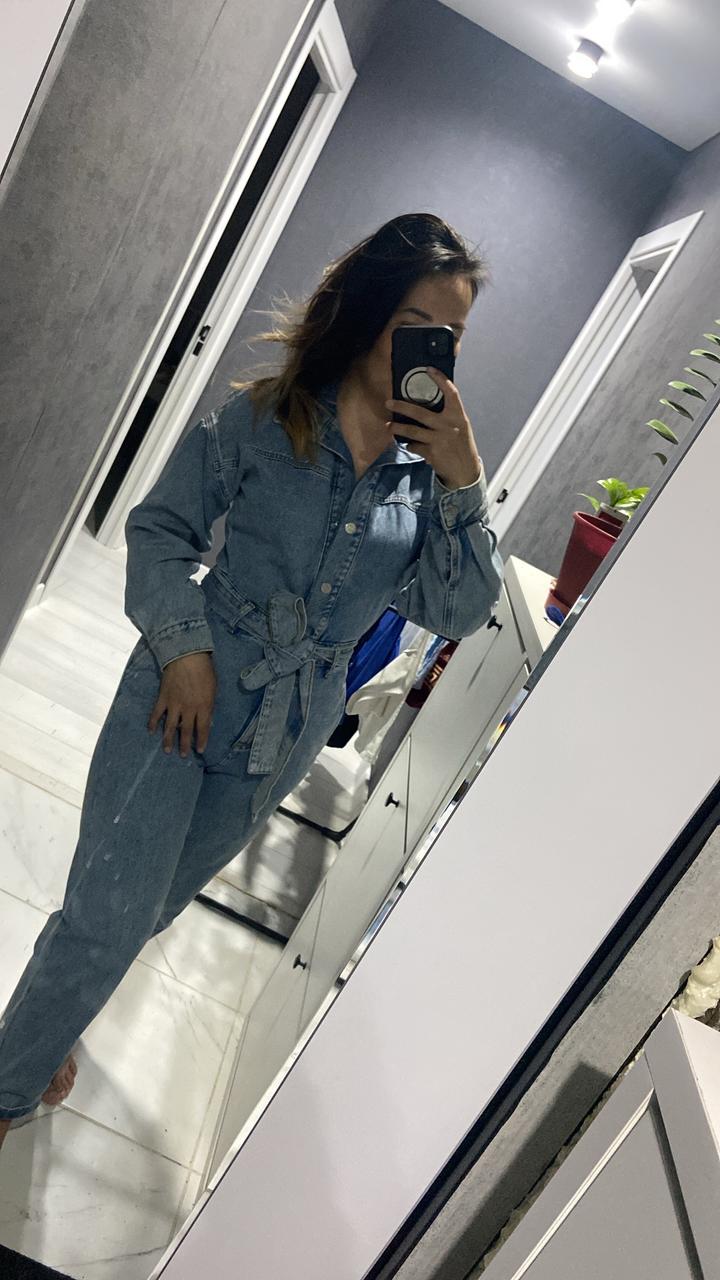 Комбинезон джинсовый