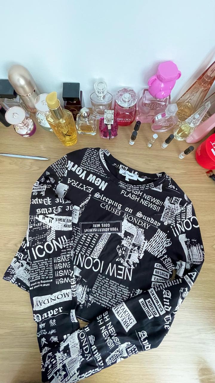 Лонгслив короткий Размер М