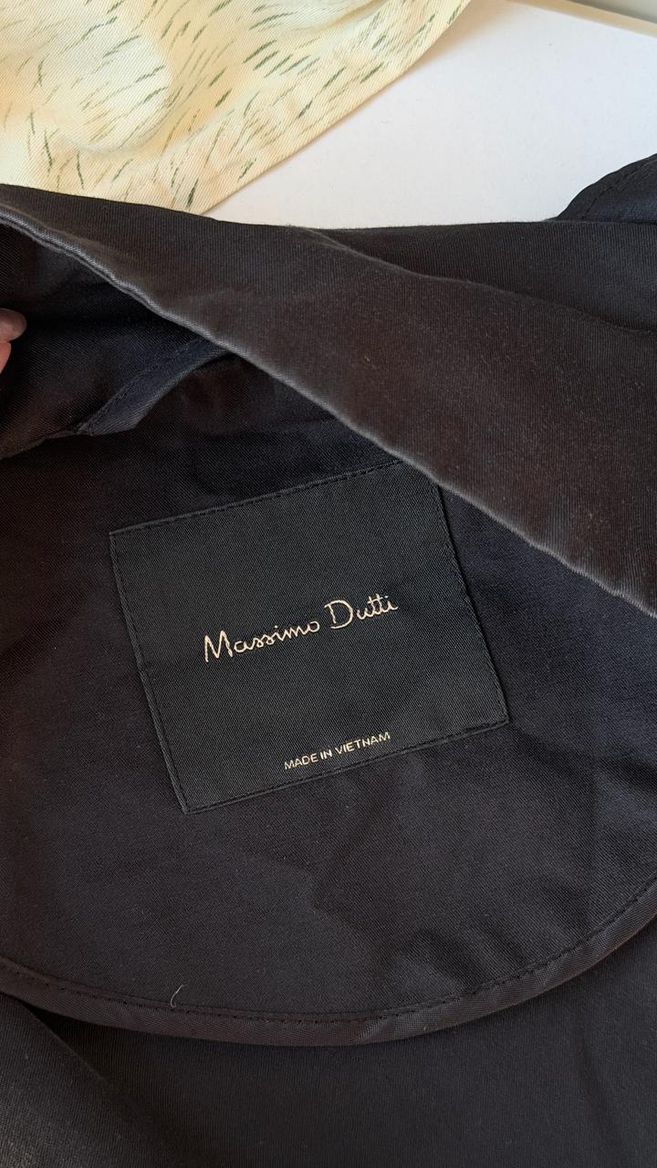 Плащ укороченный Massimo Dutti