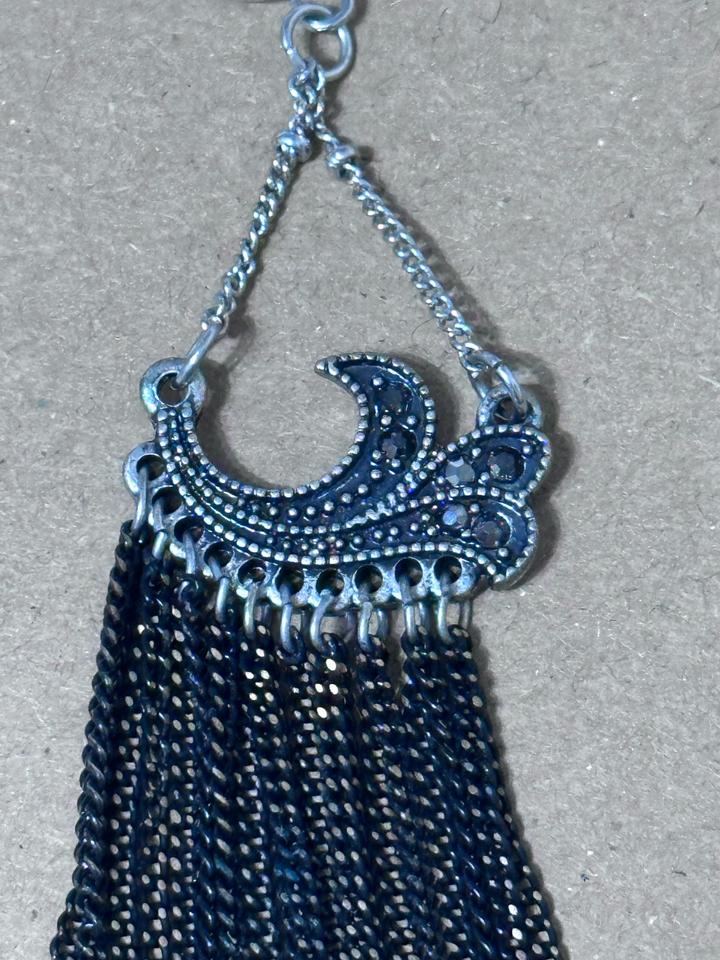 Серьги с цепочками