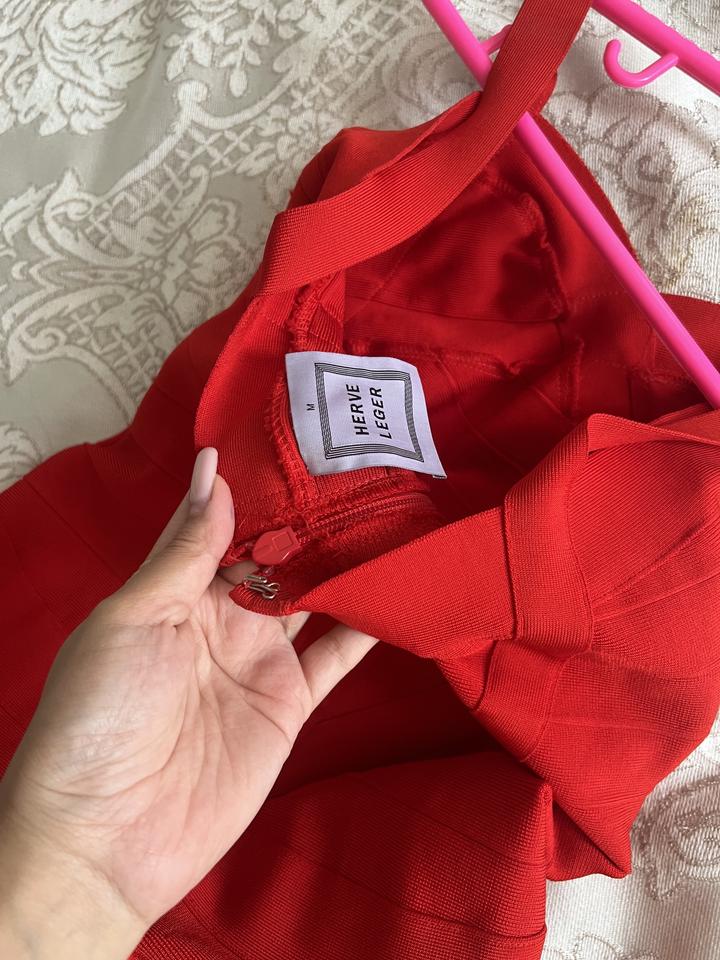 бандажное платье HERVE LEGER