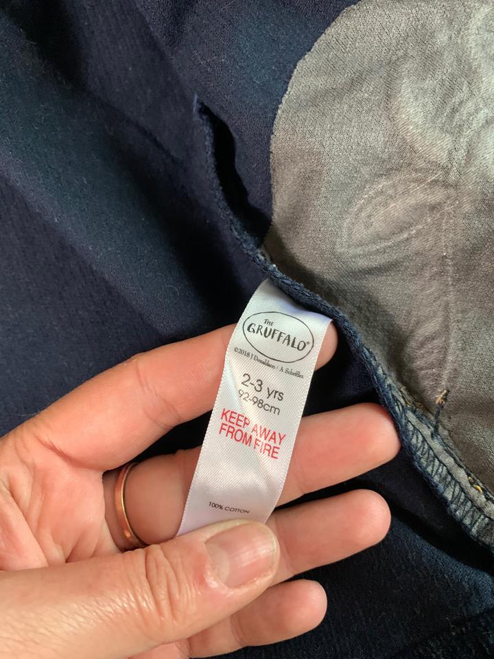 Рубашка детская вельветовая с Груффало