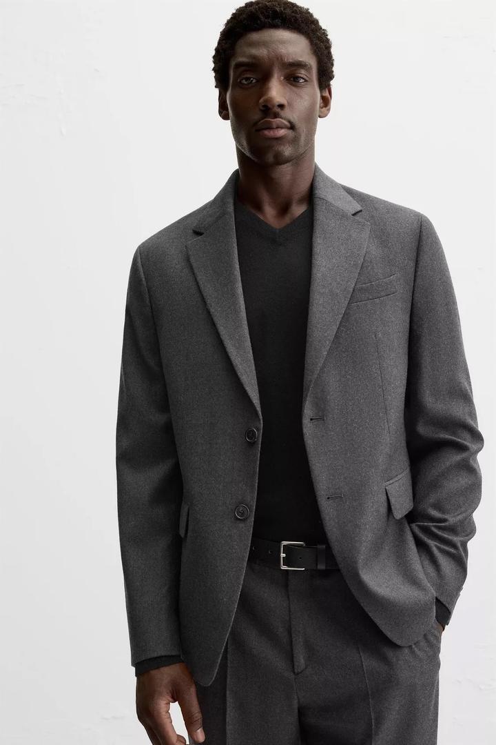 Новый шерстяной пиджак Zara (XL)