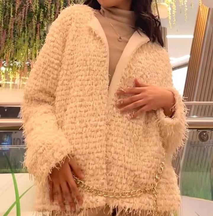 Белый жакет, кардиган