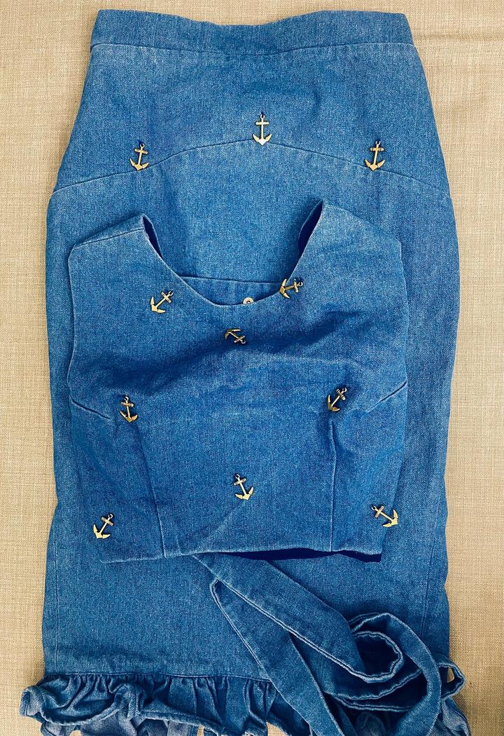 Джинсовый костюм Atelier Kassenova