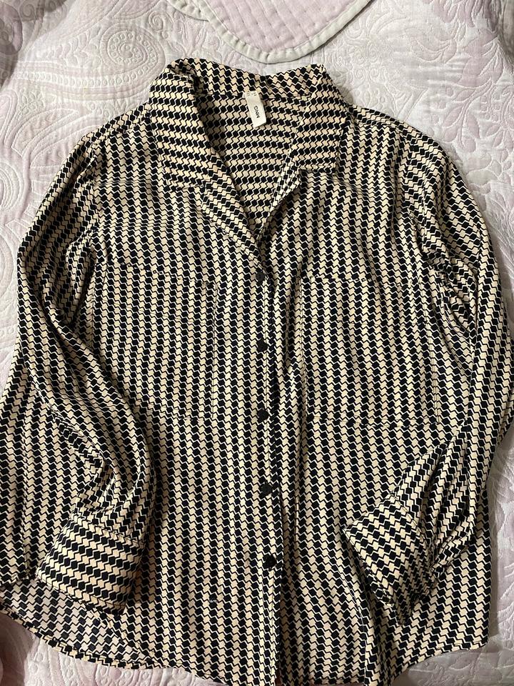 Рубашка пижамный стиль