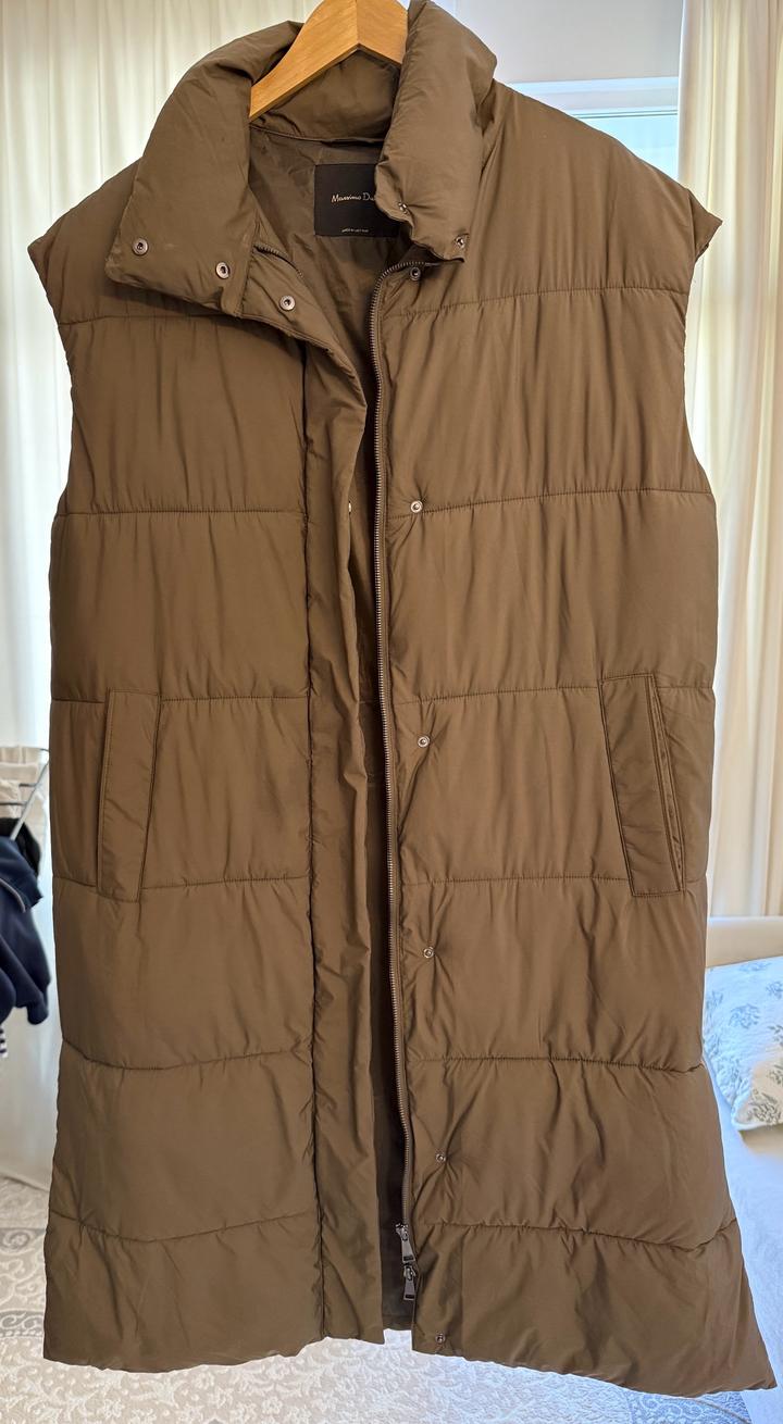 Длинный жилет Massimo Dutti / безрукавка