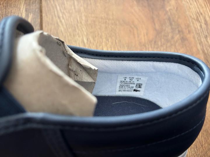 Новые мокасины Lacoste мужские