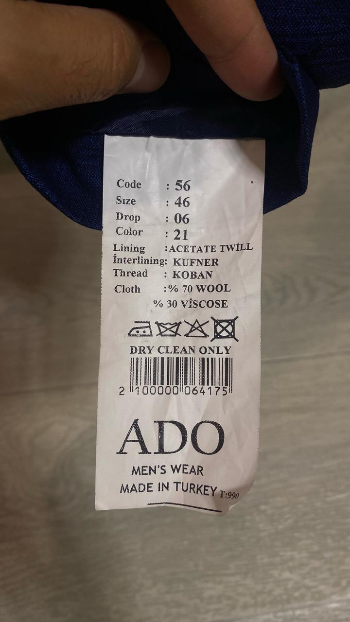 Синий костюм “ADO”