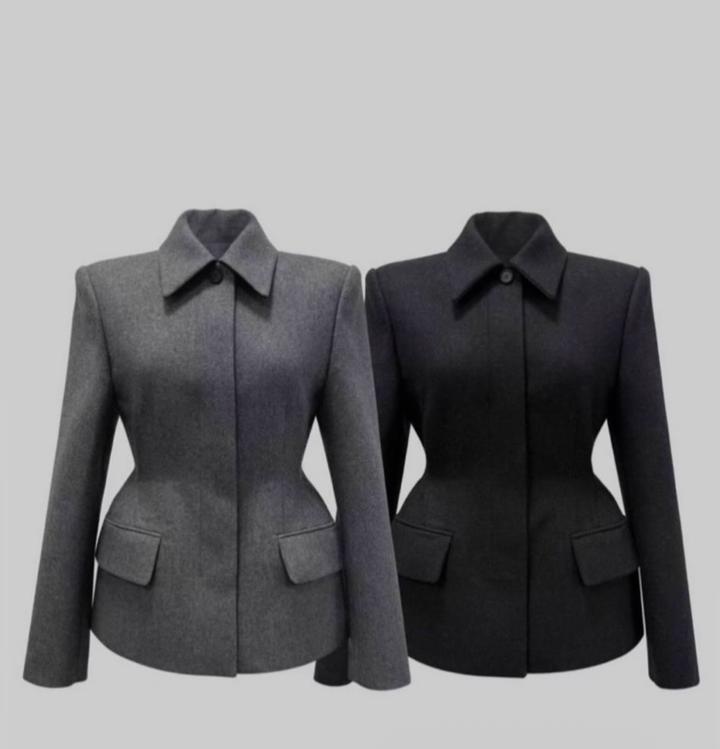 Пиджак серый