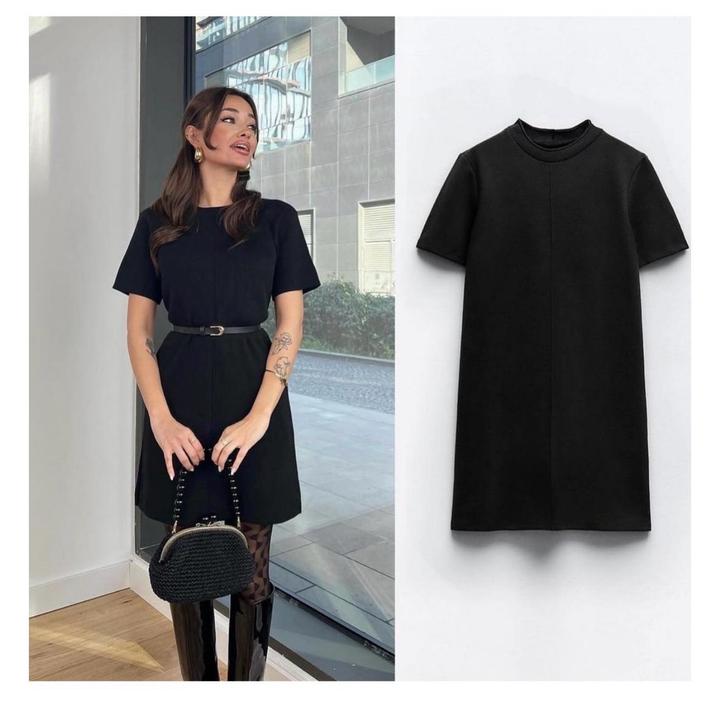 Черное универсальное платье