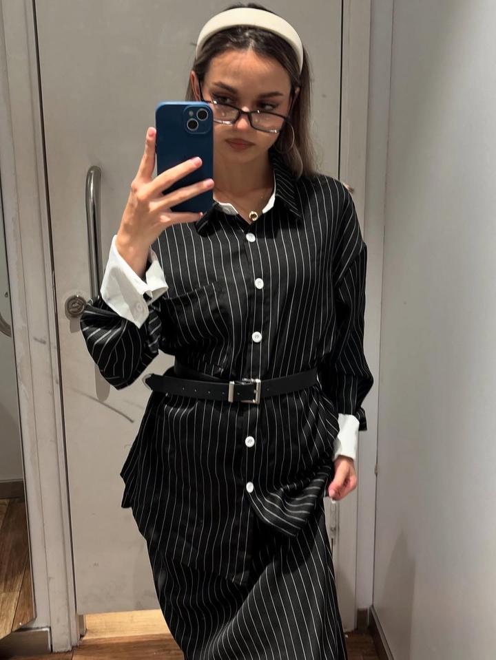 Двойка в белую полоску