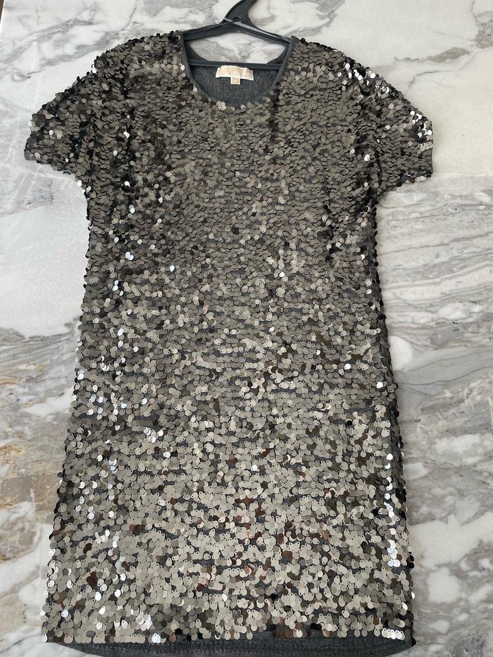 Платье женское , пайетки, короткое, Michael Kors
