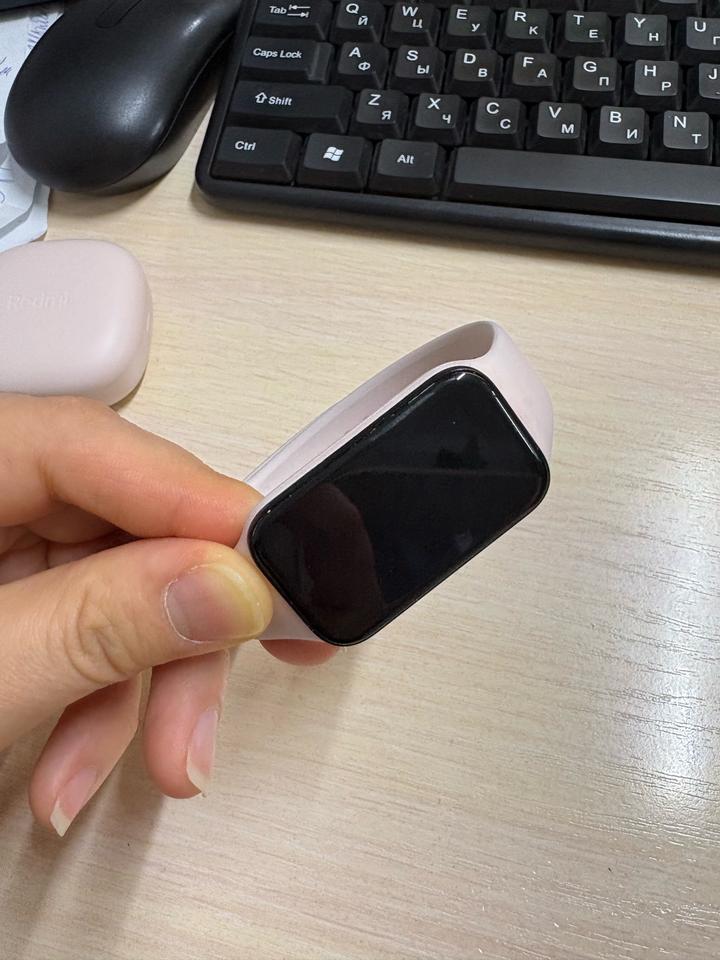 Продам новые наушники 🎧 + фитнес браслет бренд Xiaomi