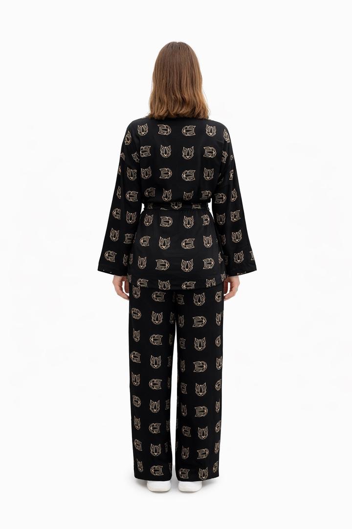 Костюм шелковый в японском стиле Nuriera | S M | 44