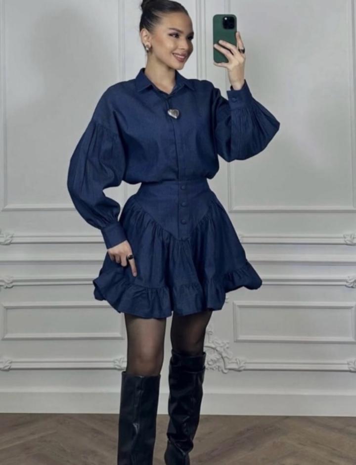 костюм повседневный темно-синий😍😍😍