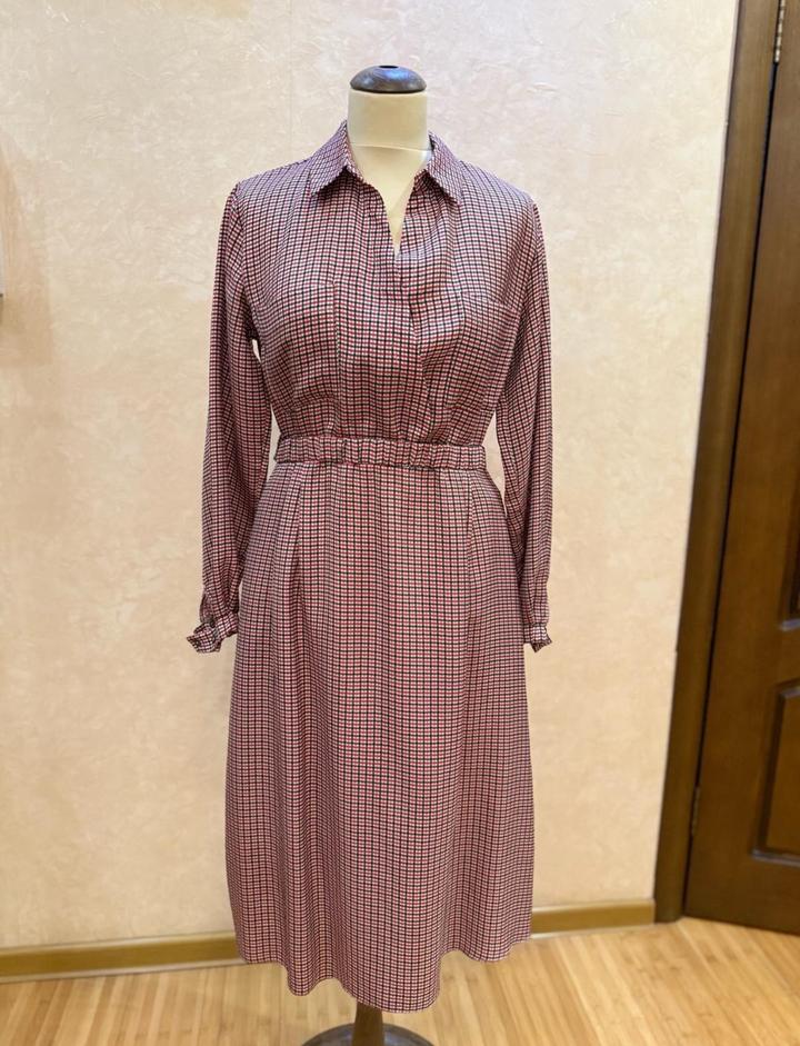 платье в клетку