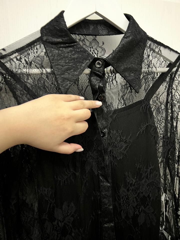 кружевная блузка
