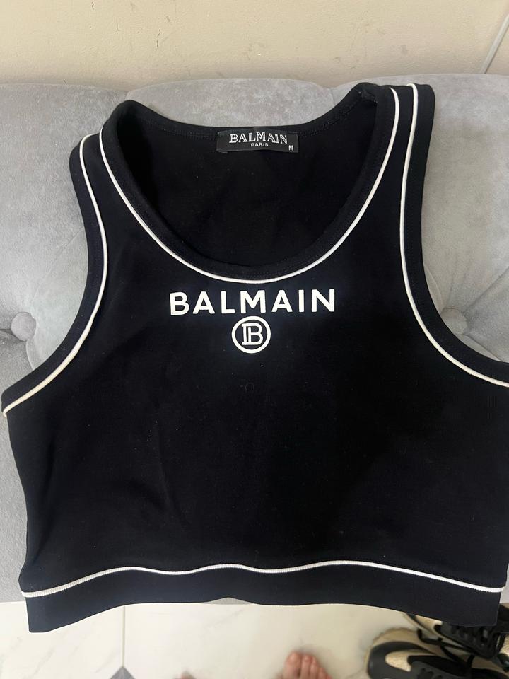 Укороченый топ Balmain