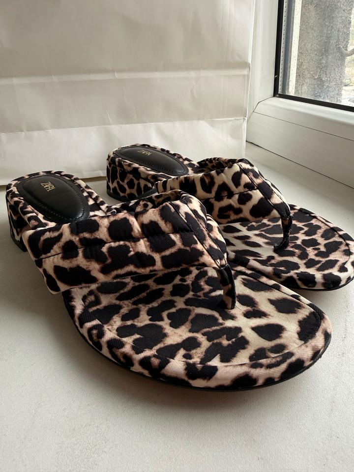 Мюли Zara леопардовые 39