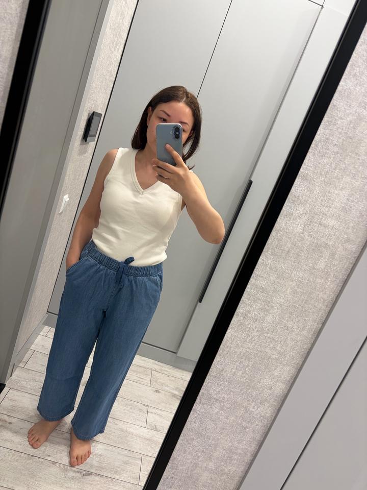 Топ с бра uniqlo