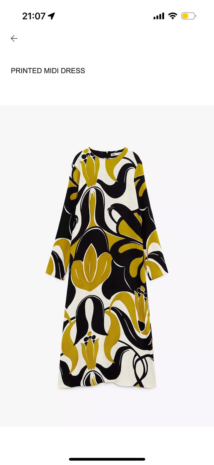 Zara платье миди