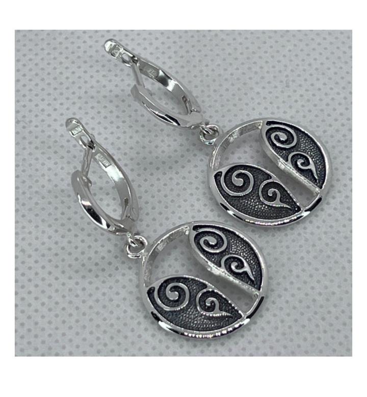 Серьги из серебра