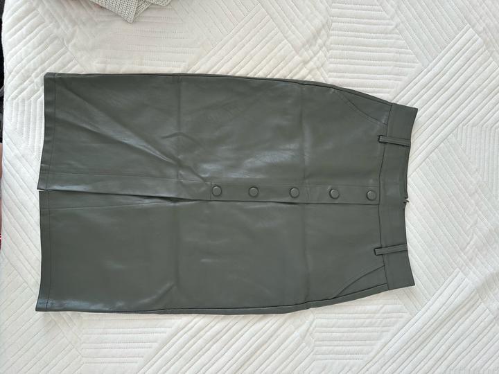 Кожаная юбка