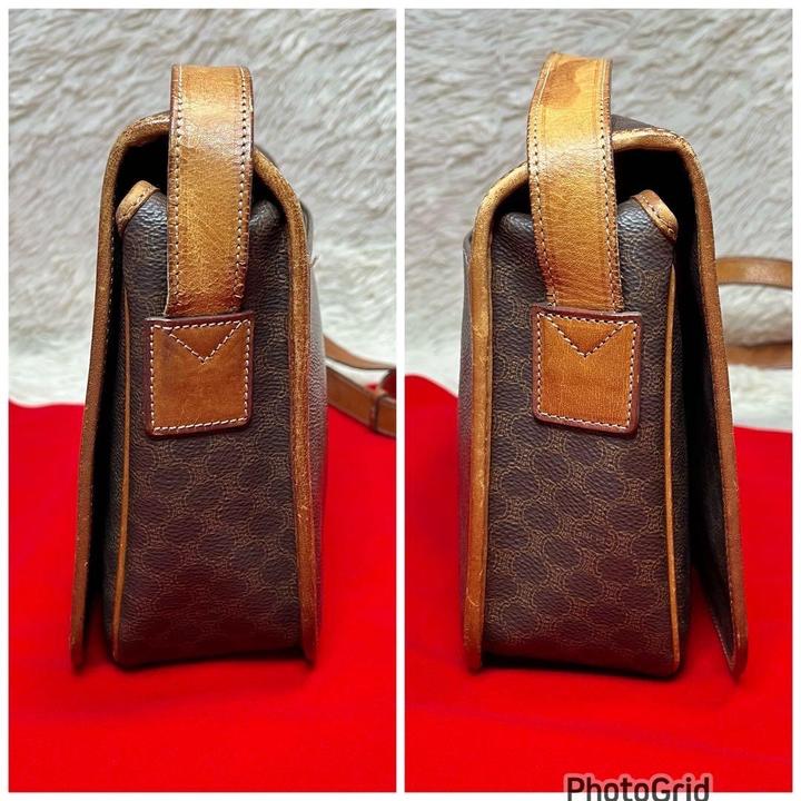 Винтажная Celine Macadam Flap Shoulder Bag