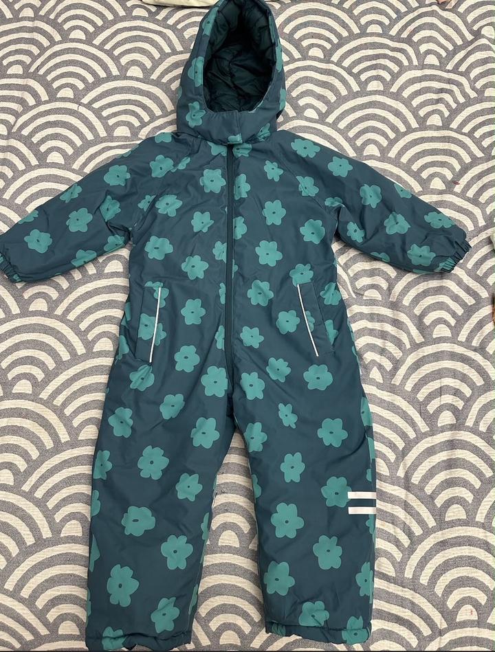 Zara 4-5 лет комбинезон зимний для девочки