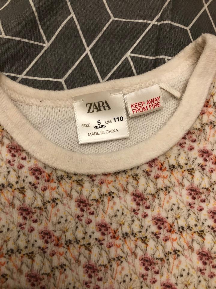 Пижама Zara теплая велюр на манжете штанишки