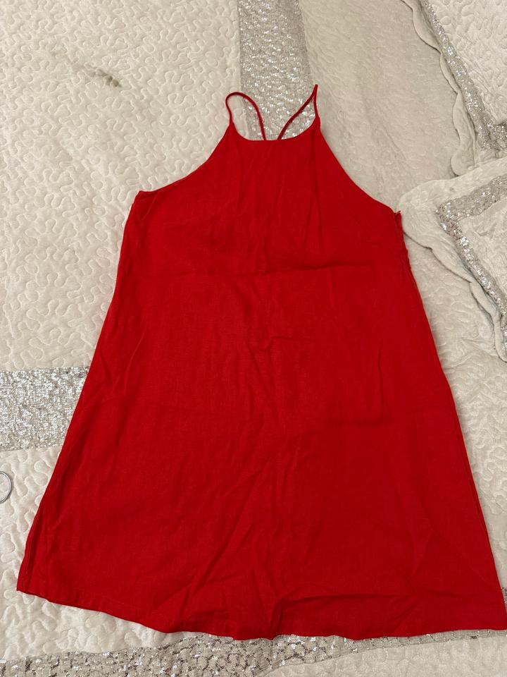 Красный сарафан Ostin