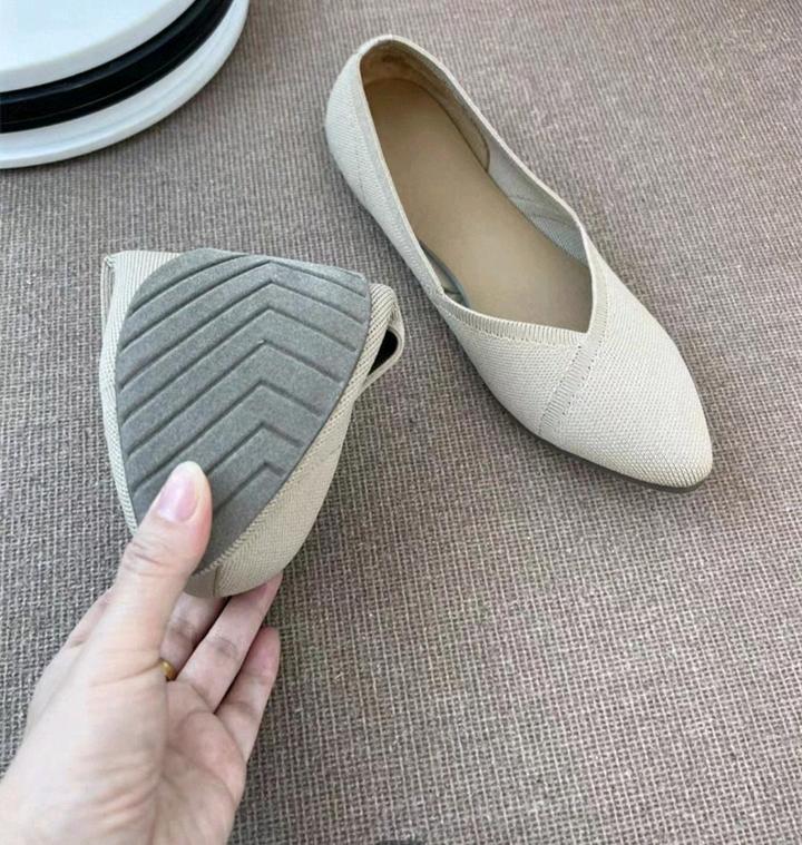 Балетки из трикотажного полотна, р.38