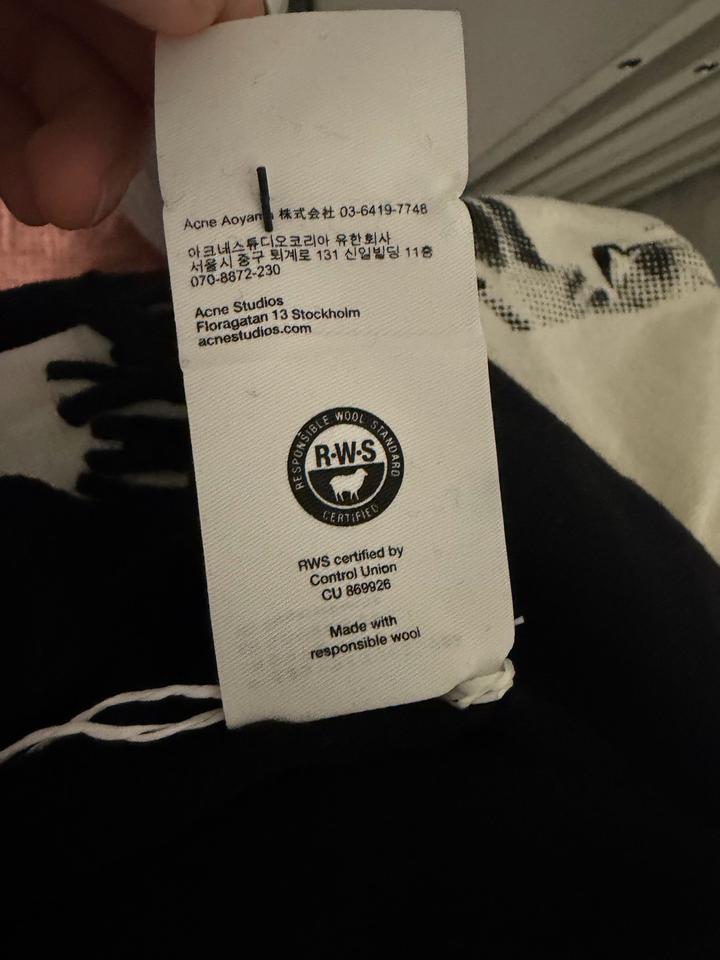 Acne Studios шерстяной шарф