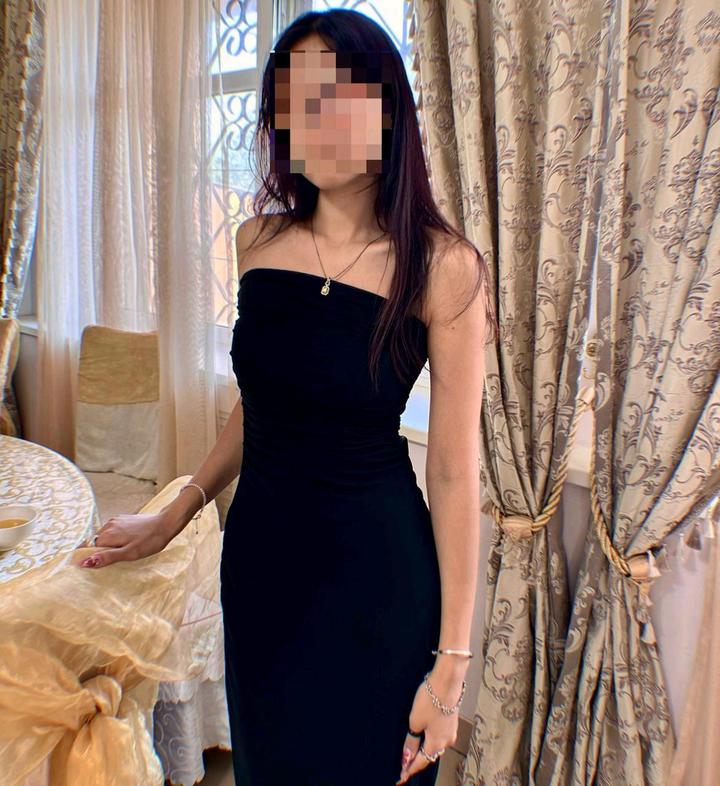 Черное миди платье без замков