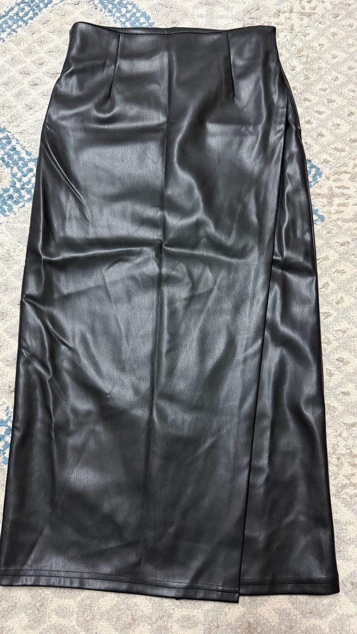 Кожаная юбка