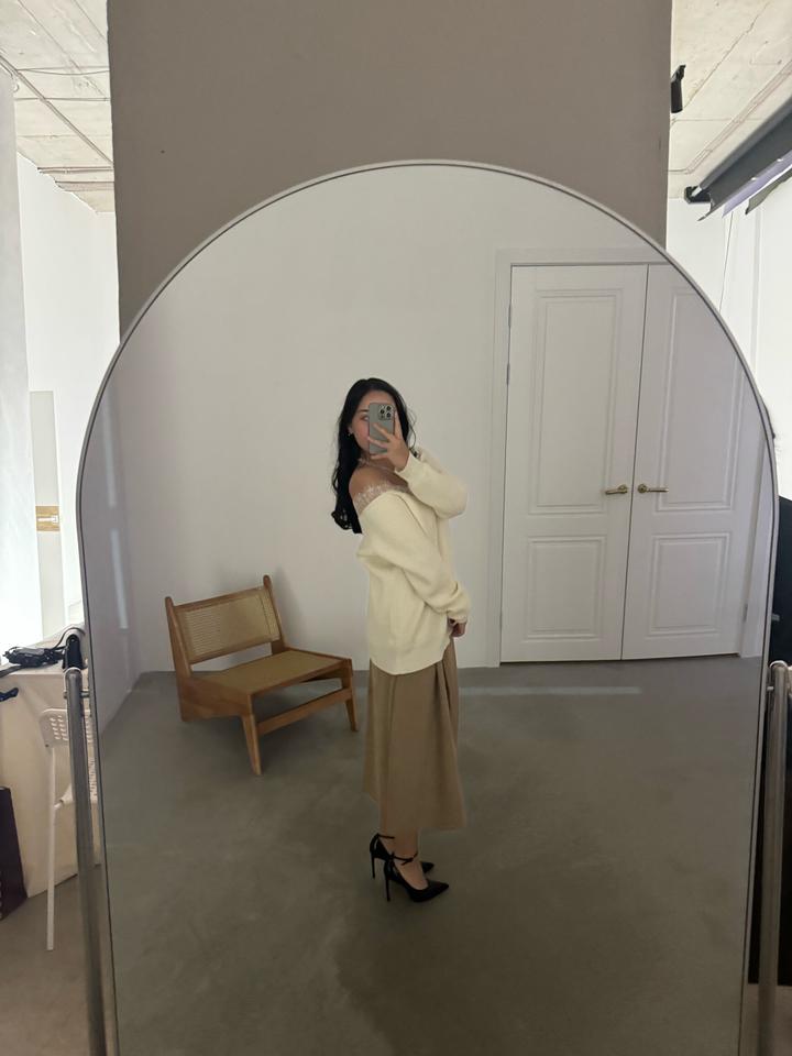 Бежевая юбка