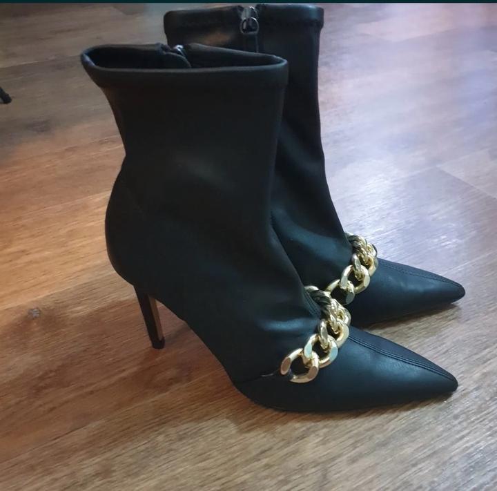 черные туфли zara
