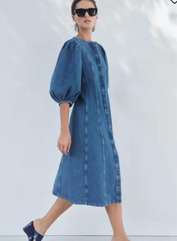 Джинсовое платье