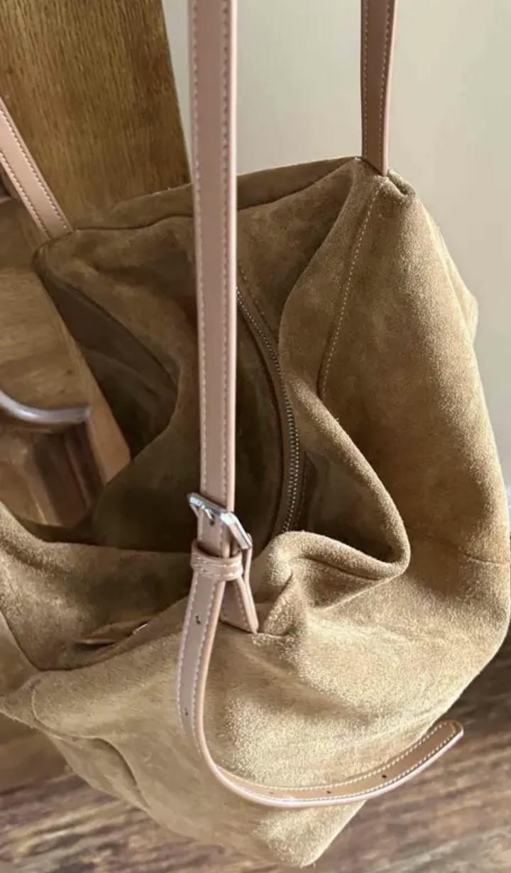 Сумка замшевая