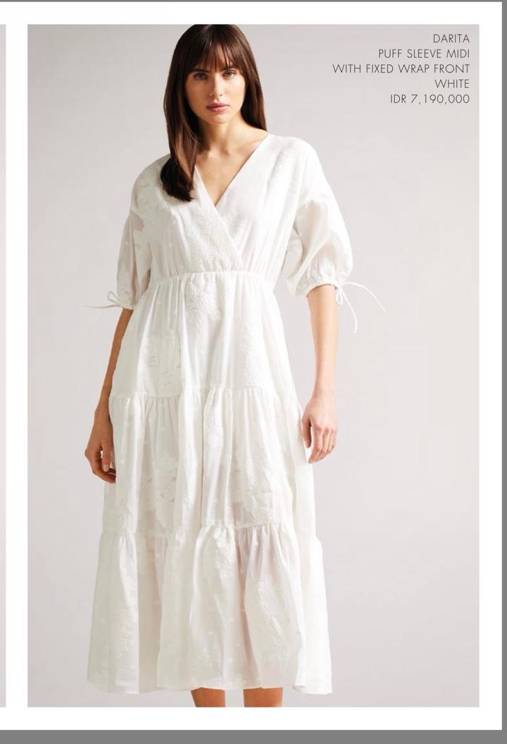 Белое платье Ted Baker