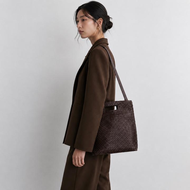 COS Woven Tote Bag
