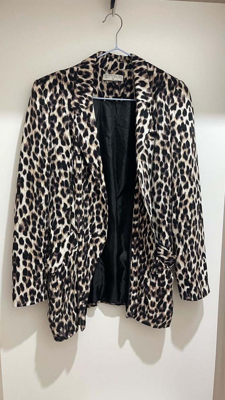 Леопардовый пиджак от COTTON ON