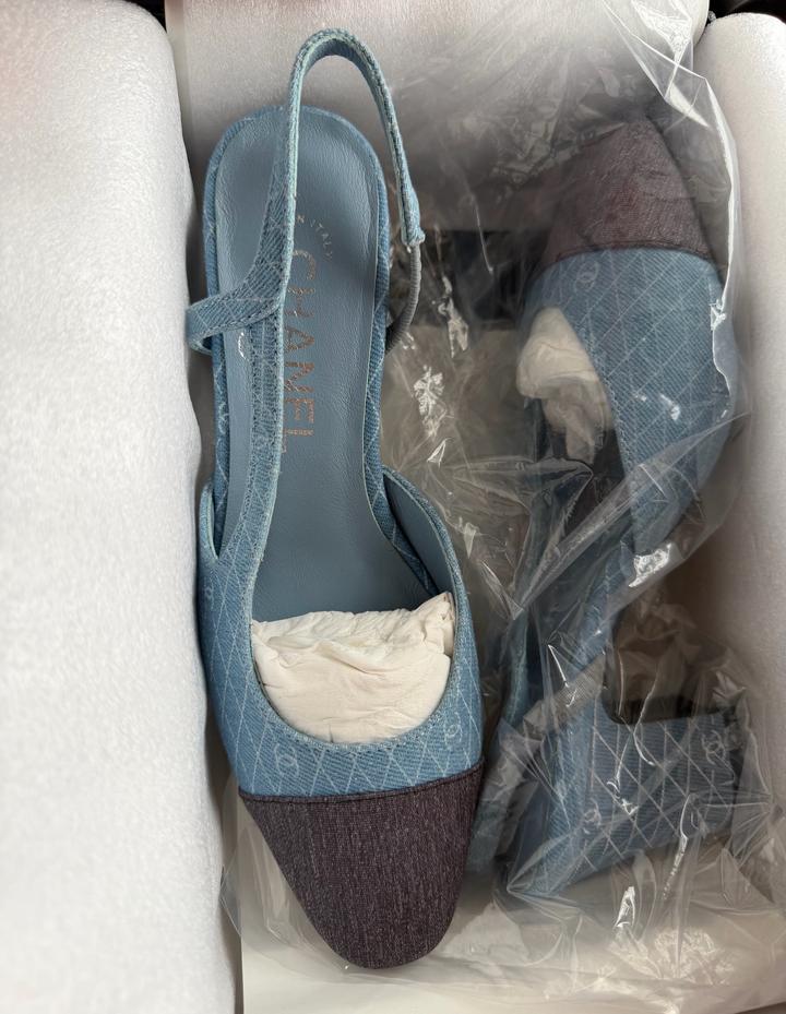 Chanel slingback Шанель Слингбэки